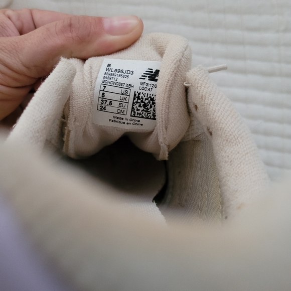 New balance 696 x j.crew multicolor neon tennis shoes | size 7 - Picture 6 of 6